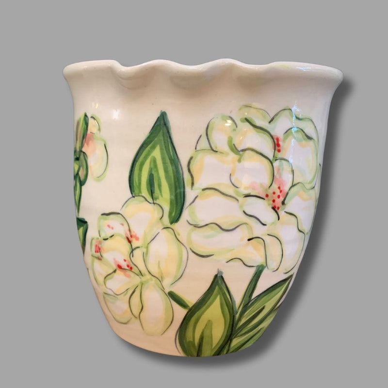 Peony Oval Vase