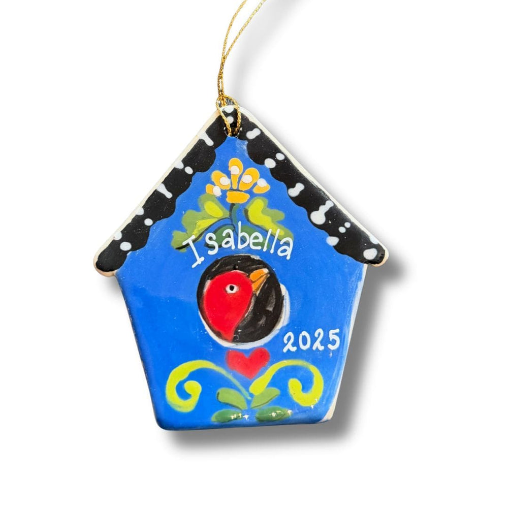 Bird House Ornament