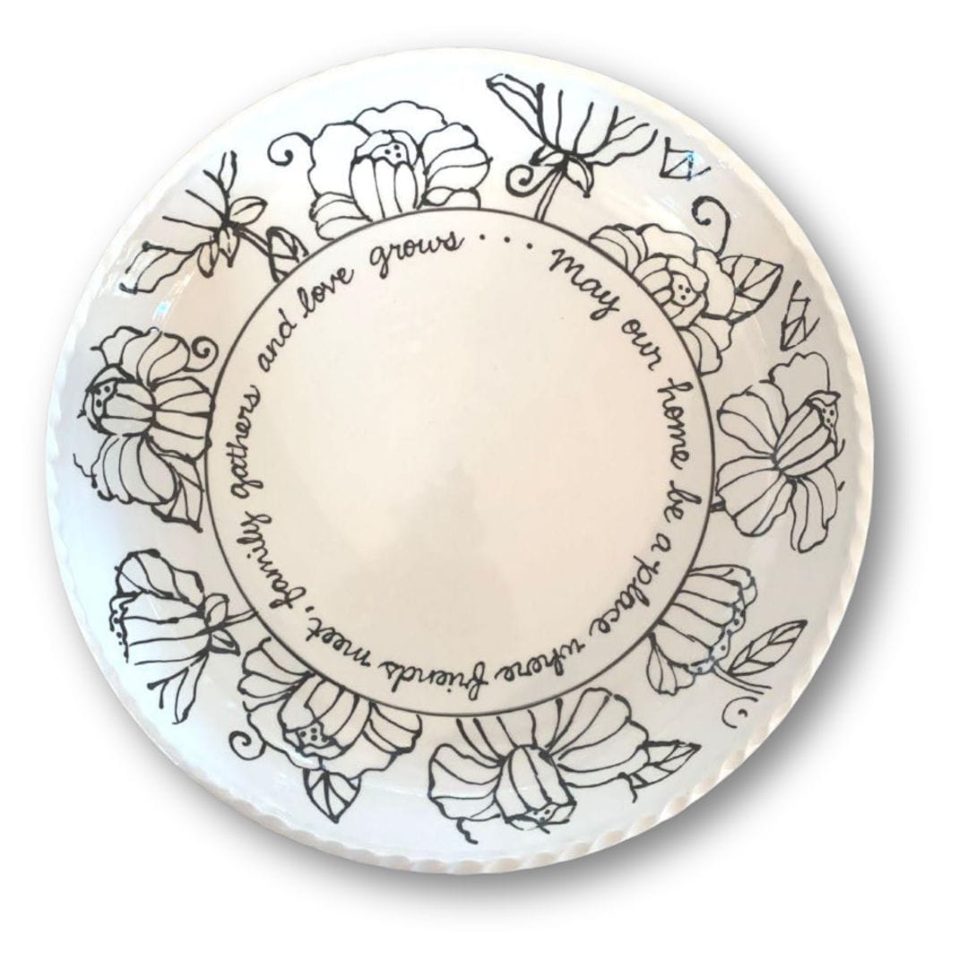 Blessing Bowl -Large- Simple Floral (options)