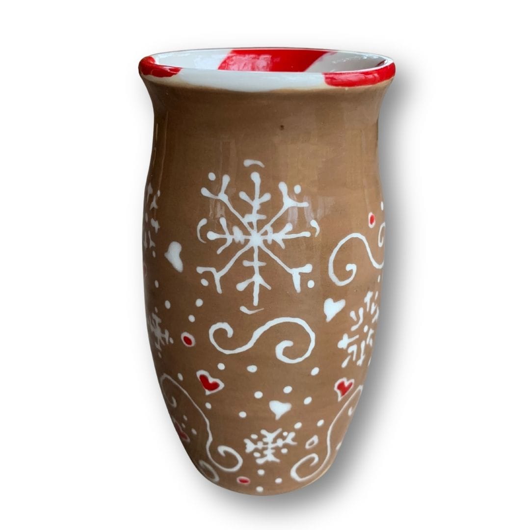 Gingerbread Pencil Vase