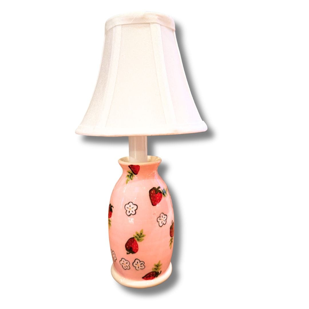 Pink Strawberry Small Slim Lamp
