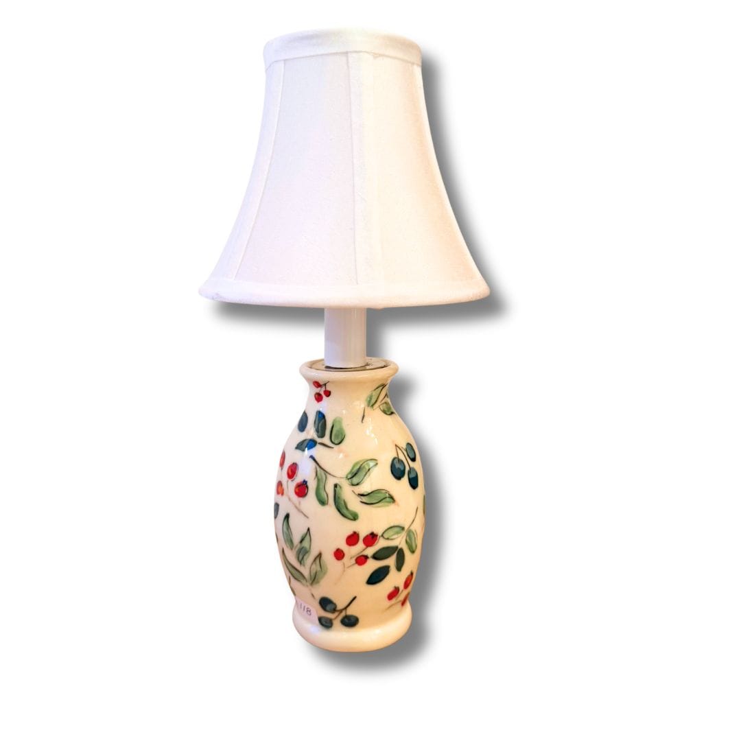 Winter Berry Small Slim Lamp