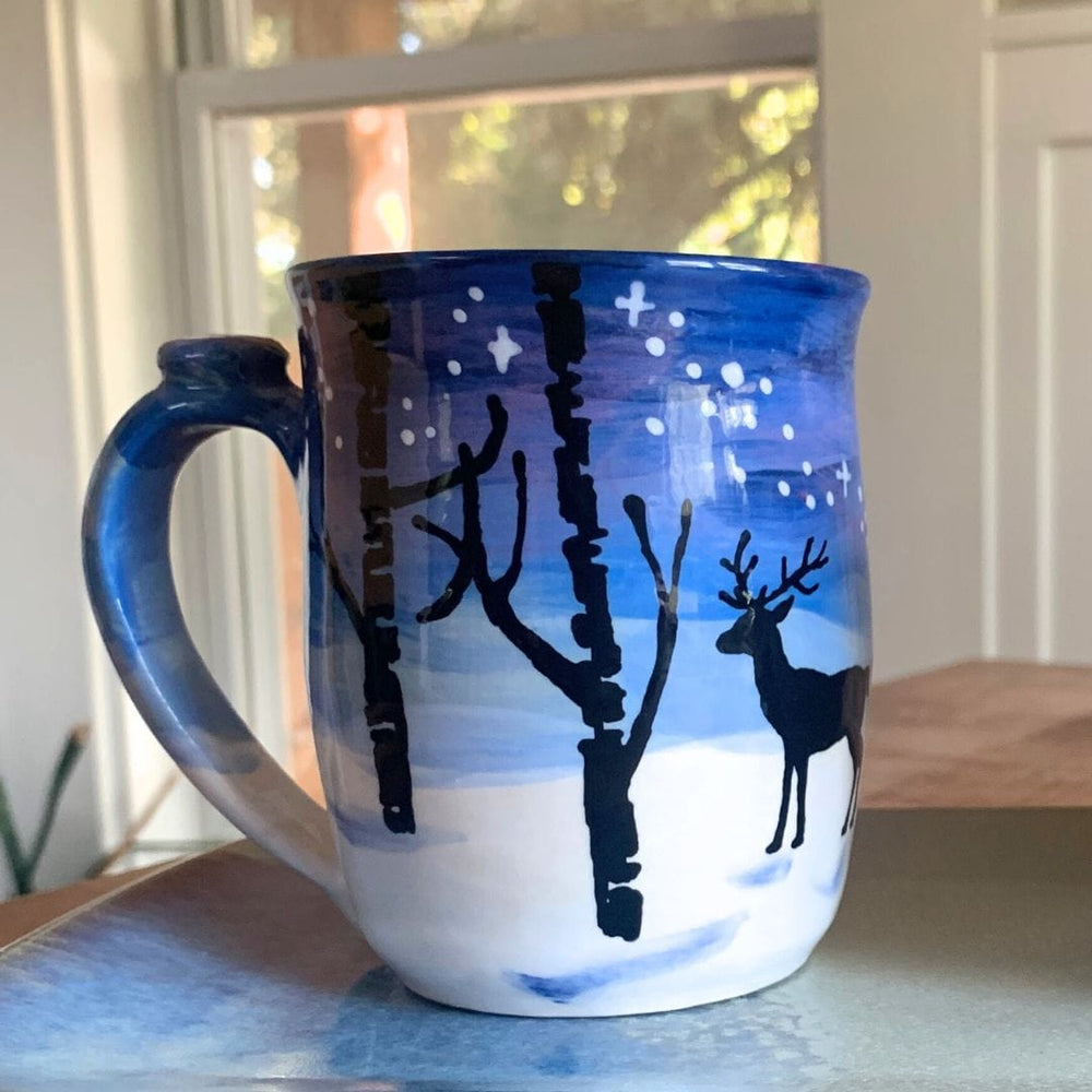 October Mug of the Month: Night Sky with Deer Mug
