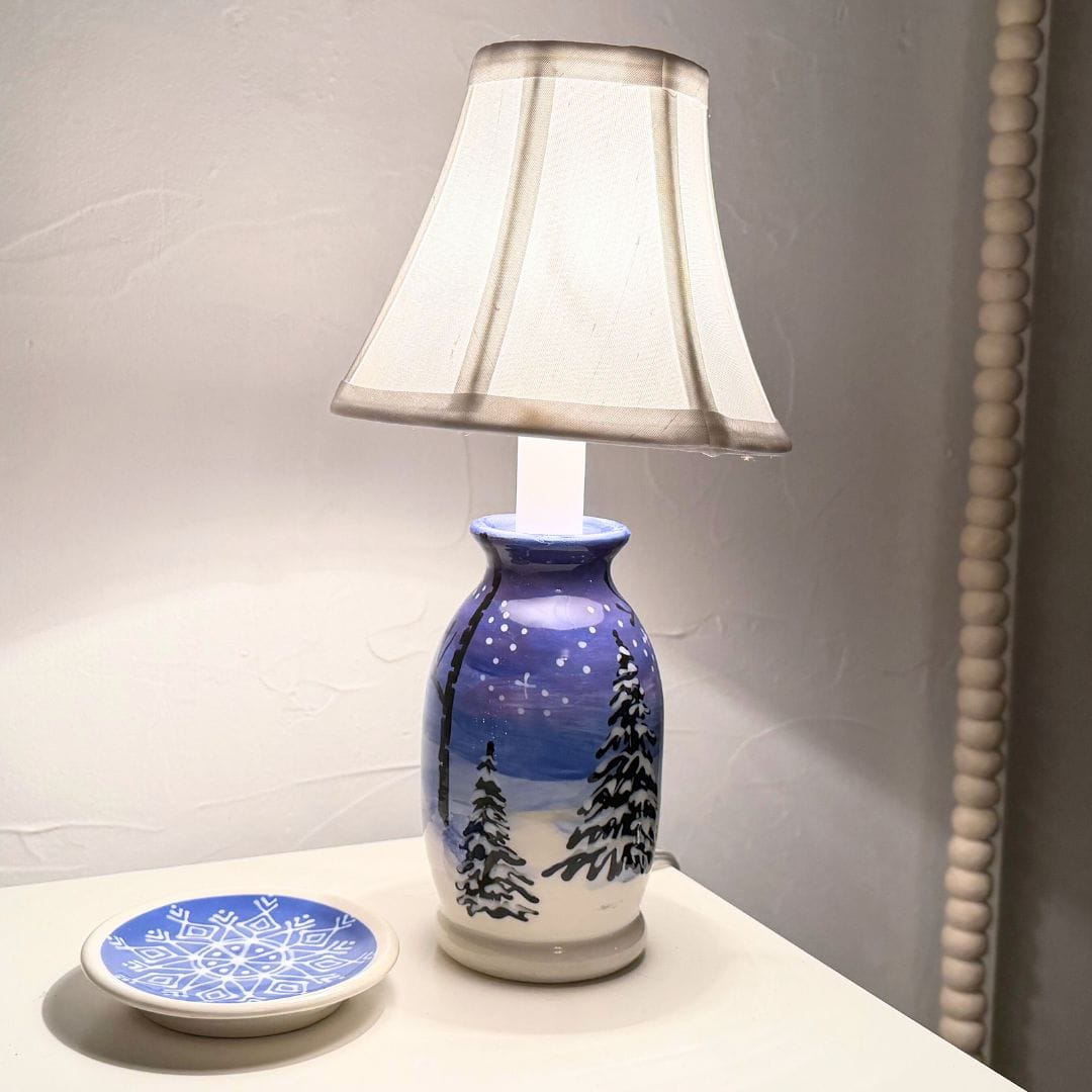 Night Sky Deer Small Slim Lamp