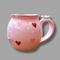 Pink Heart Bubble Mug