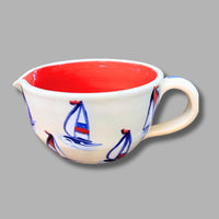 Red, White and Blue Sailboat  Batter Bowl (small)