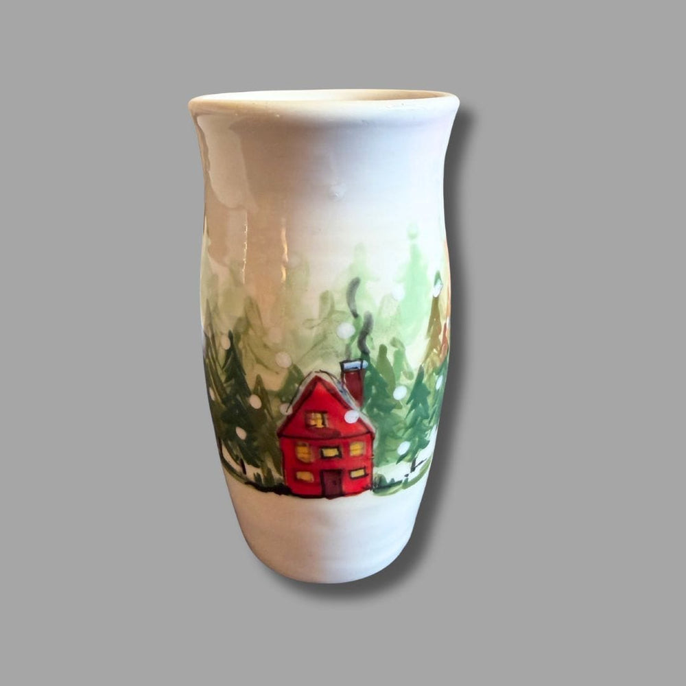 Winter Forest Vase