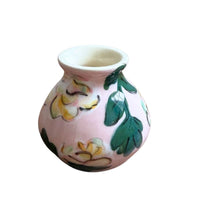 Vintage Peony Small Round Vase