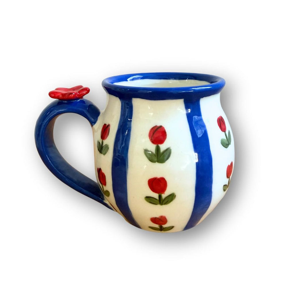 April Mug of the Month Mini Folk Tulip Bubble Mug