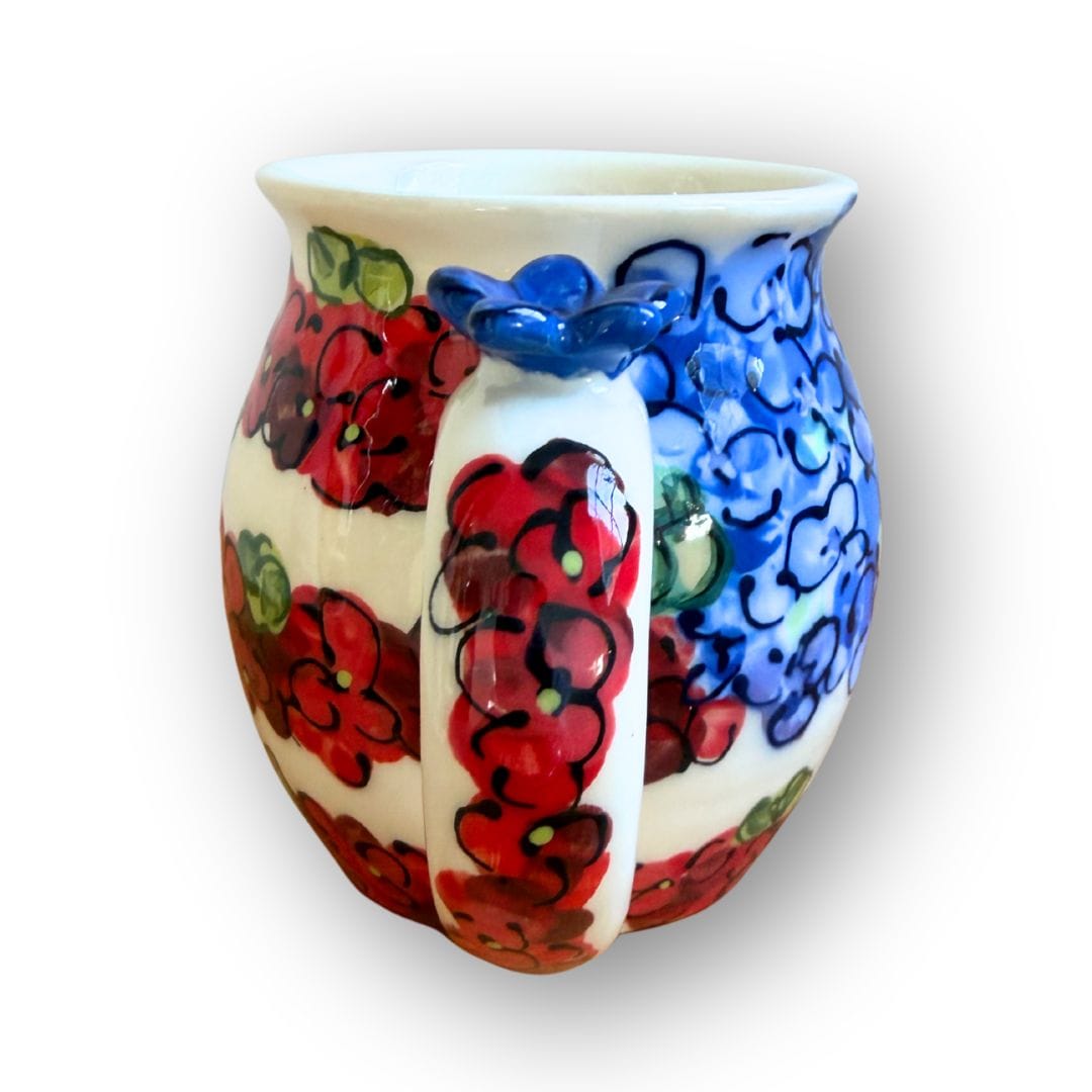 Patriotic Floral Bubble Mug