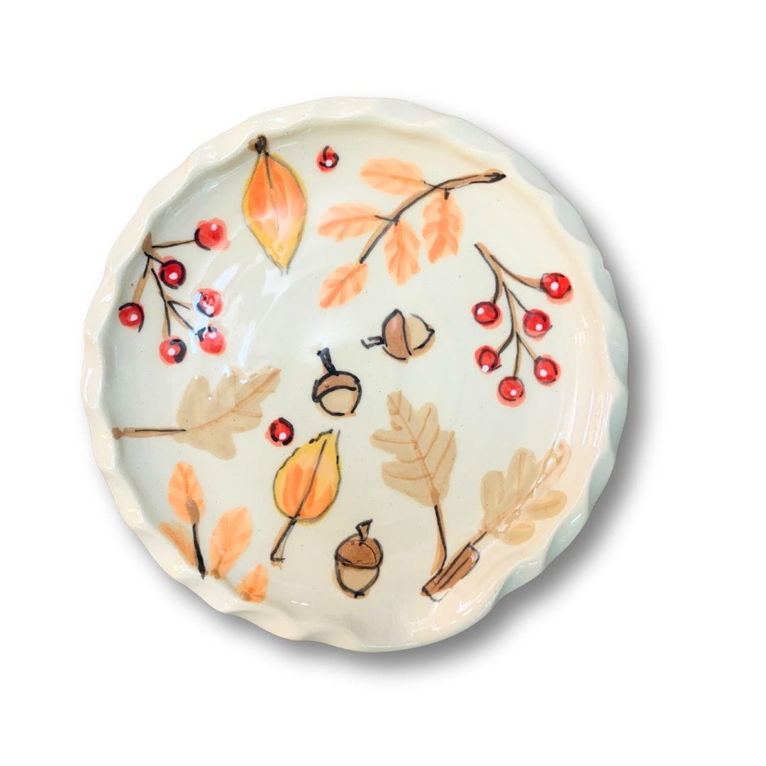 Autumn Spice Round  Spoon Rest
