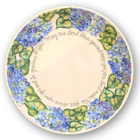 Blessing Large Serve Bowl Blue Hydrangea