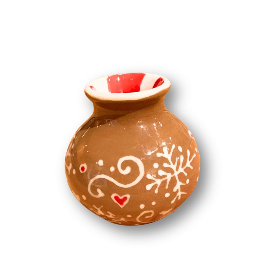 Gingerbread Small Vase