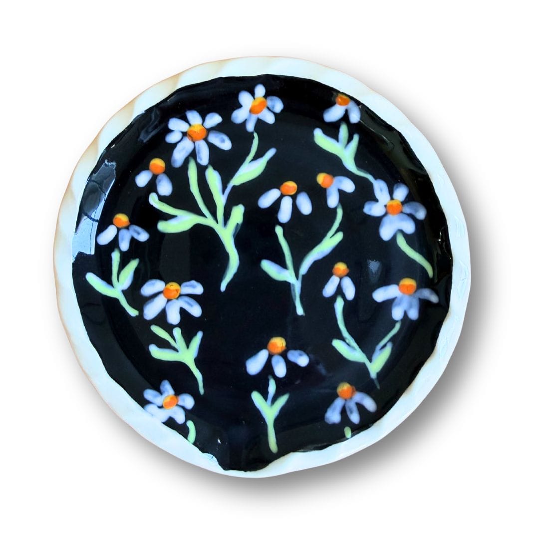 Midnight Daisy Spoon Rest
