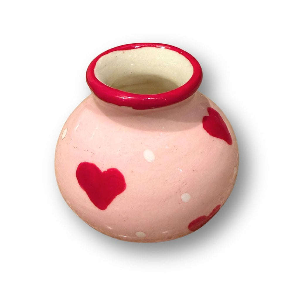 Sweet Heart Small Round Vase