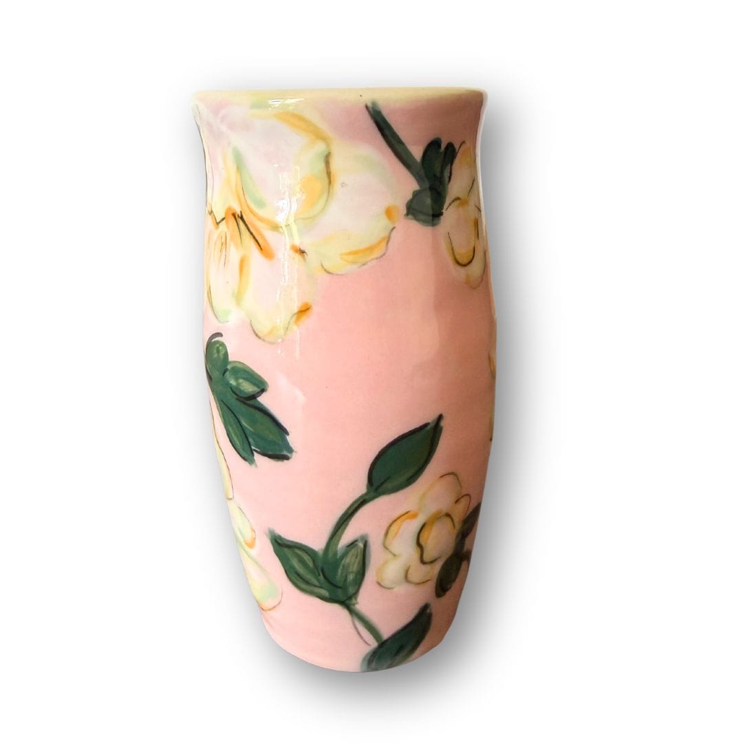 Vintage Peony Pencil Vase