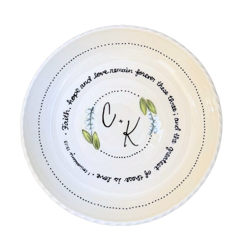 Blessing Large Serve Bowl Monogram (options)