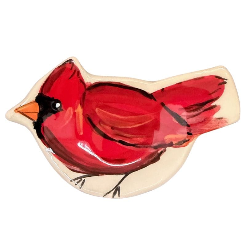 Cardinal Tea Bag Holder- Spoon Rest