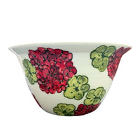 Red Geranium Blessing Bowl