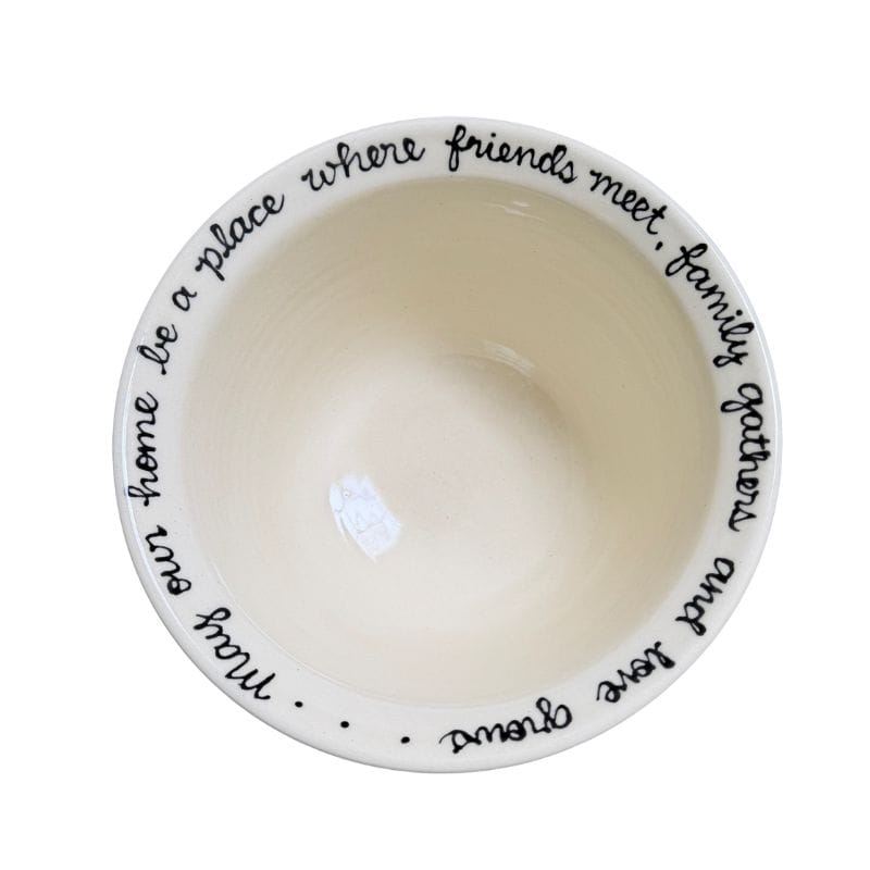 Red Geranium Blessing Bowl