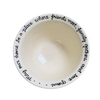 Red Geranium Blessing Bowl