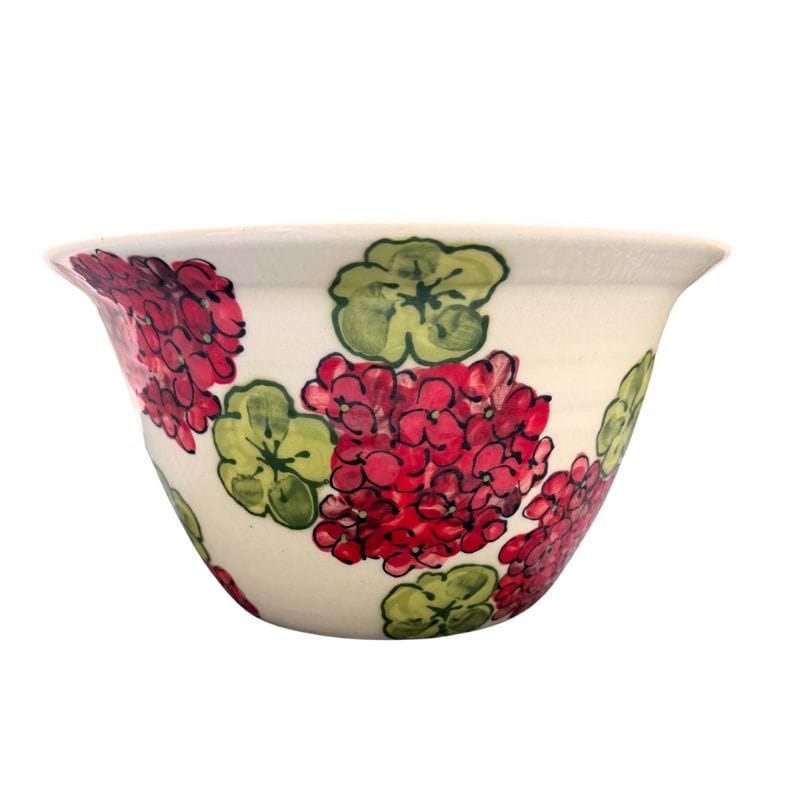 Red Geranium Blessing Bowl