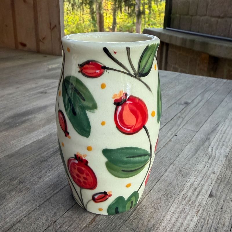 Pomegranate Pencil Vase