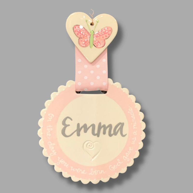 Children's Blessing Name Sign (decorative options)