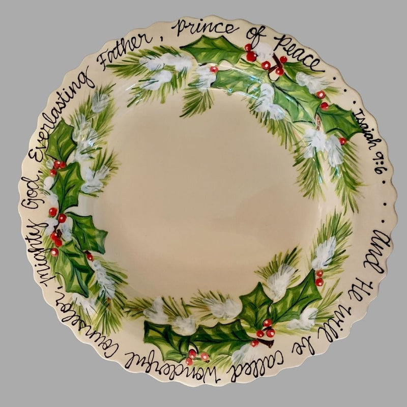 Pine & Holly Advent Bowl (large)