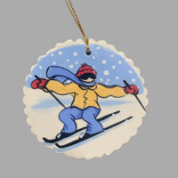 Ski Ornament