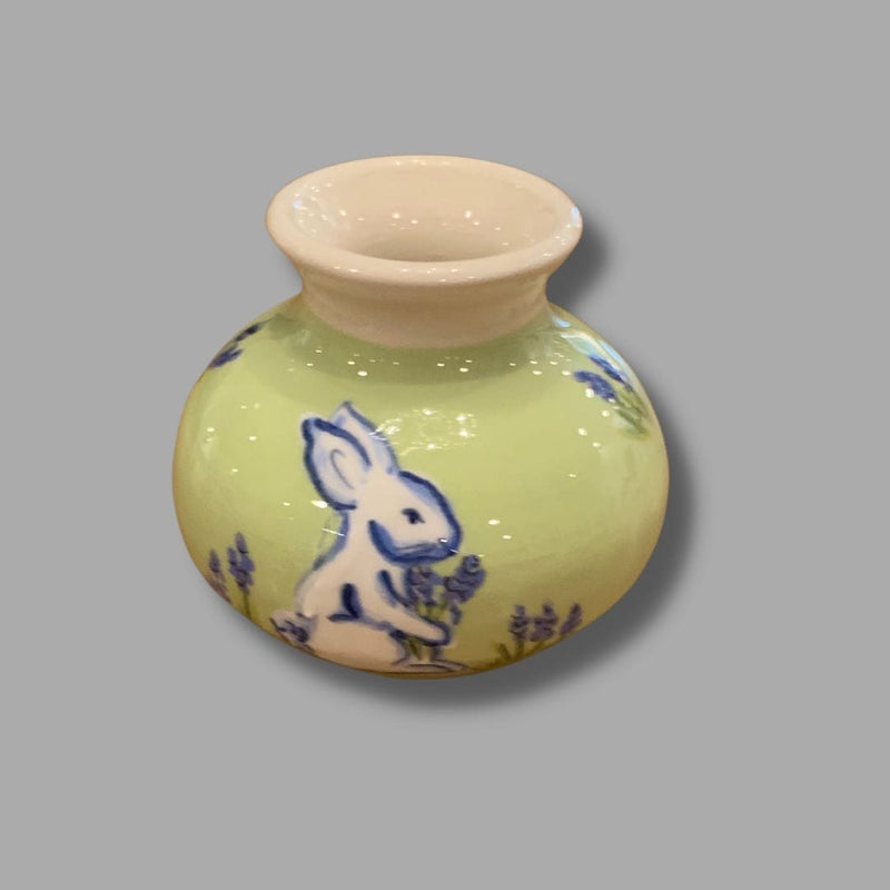 Green Bunny Small Vase