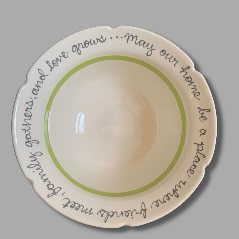 White Hydrangea Blessing Bowl