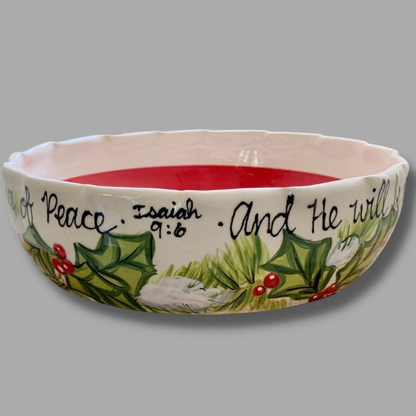 Pine & Holly Advent Bowl (medium)