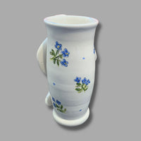 Bunny Vase with Forget-Me-Nots