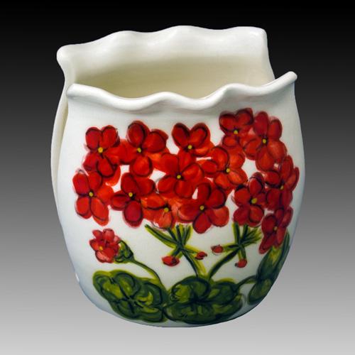 Geranium Napkin Holder