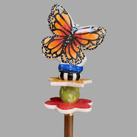 Monarch Butterfly Garden Sculpture