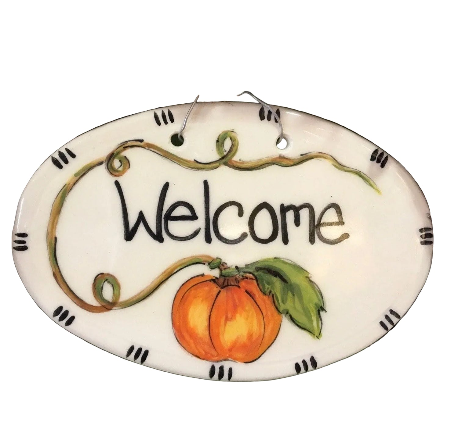 NEME入りWELCOME PLATE♡ Welcome Tile, two sizes – Heather Lane Pottery