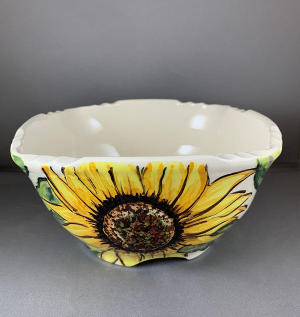 Sunflower Serve Bowl