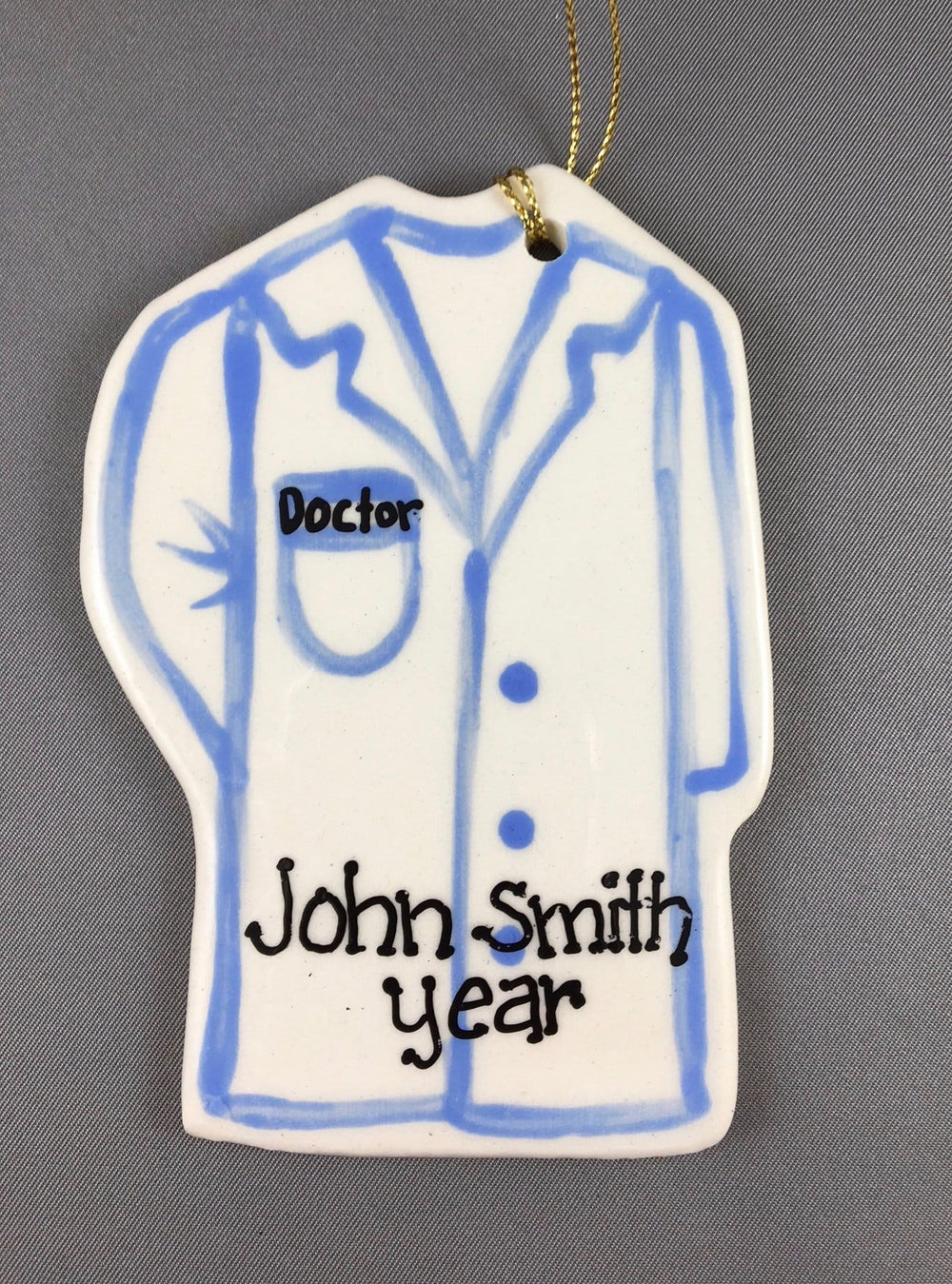 White Coat Graduation Ornament