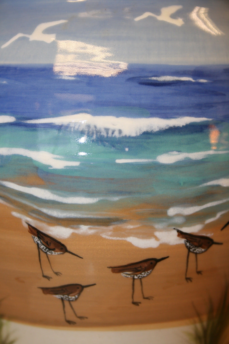 Lakeshore with Sand Pipers