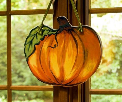 Large Pumpkin Window Tile