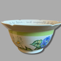 Summer Multi-Floral  Medium Blessing Bowl