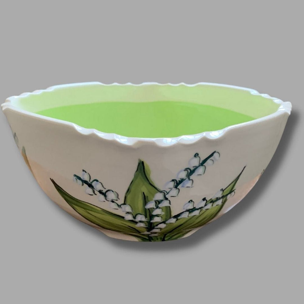 Lily of the Valley Serve Bowl