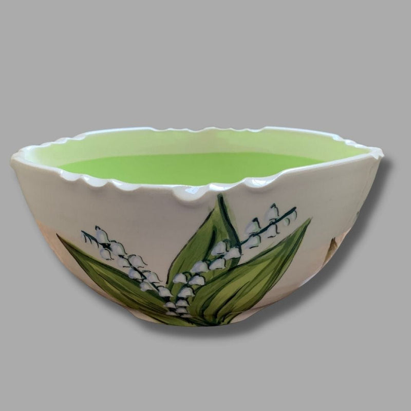 Lily of the Valley Serve Bowl