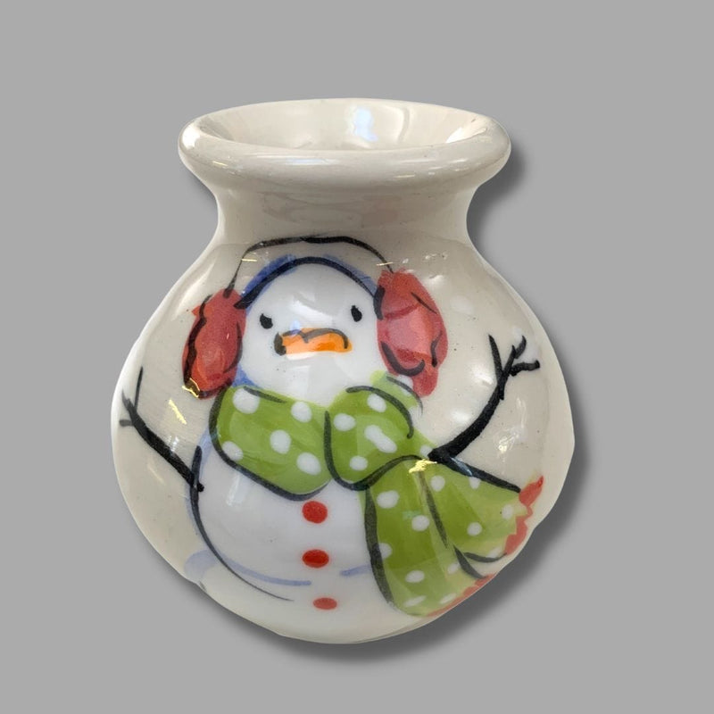 Snowman Small Vase