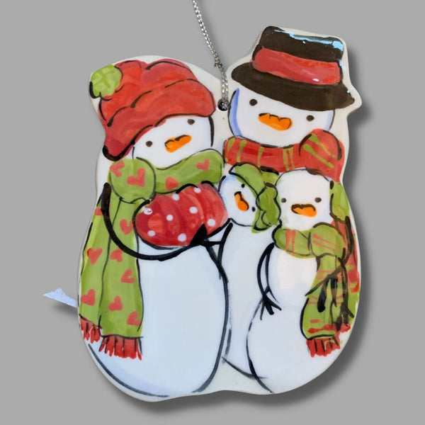 Snowman Family Ornament - Baby & Child