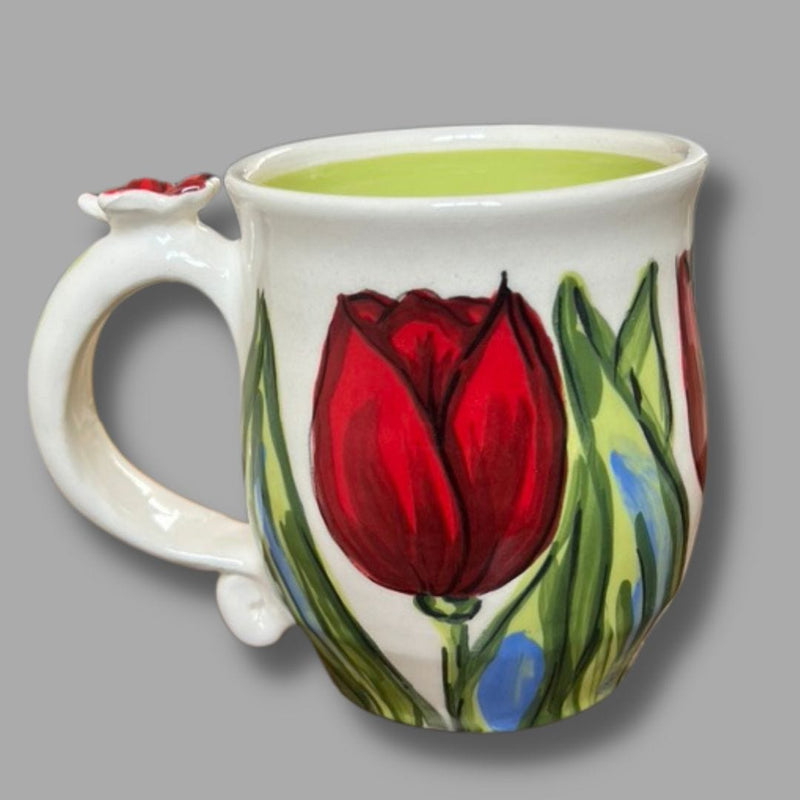 Red Tulip Mug